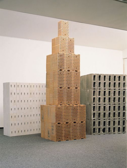 three modern buildings