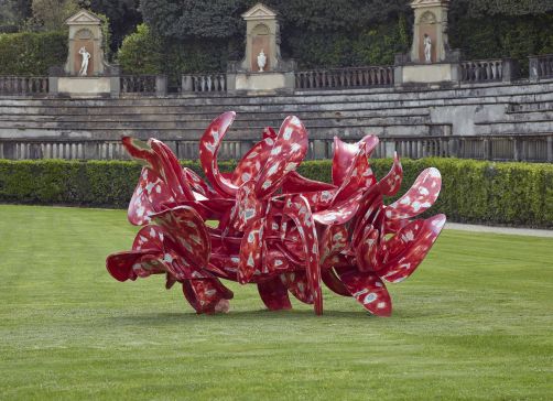 Tony Cragg in Boboli Gardens, Florence